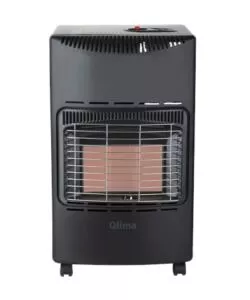 STUFA A GAS PORTATILE QLIMA "GH1142R" NERO 4200 W